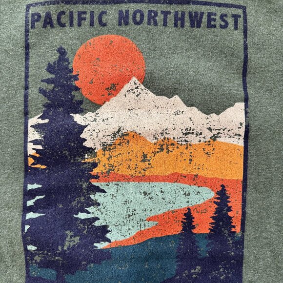 Lone Rock Clothing Pacific Northwest PNW Pullover Hoodie Large NEW! - Picture 3 of 3